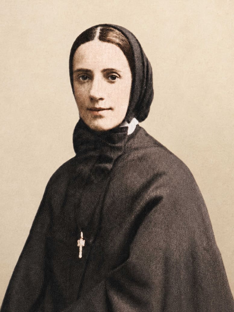 Mother Cabrini Shrine-inspired landscape in Colorado with peaceful mountains and sacred light.